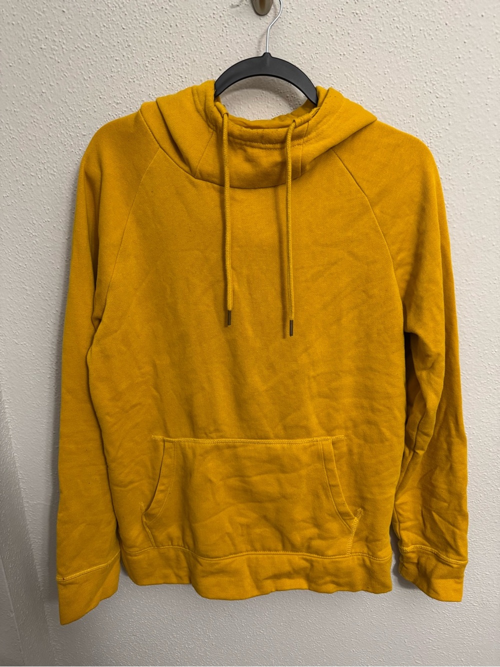 Express Men's Mustard Pullover Hoodie